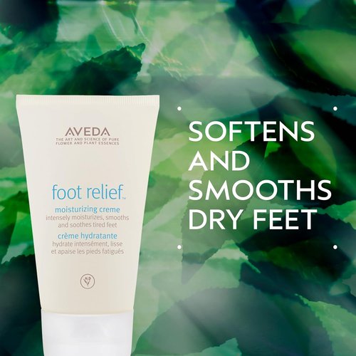 Aveda Foot Relief Moisturizing Creme - Exfoliates & Softens Dry Feet with Jojoba & Peppermint | 4.2 Fl Oz