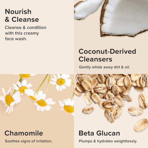 Paula's Choice SKIN RECOVERY Facial Cleanser - Soothing Coconut & Chamomile Formula for Sensitive Skin