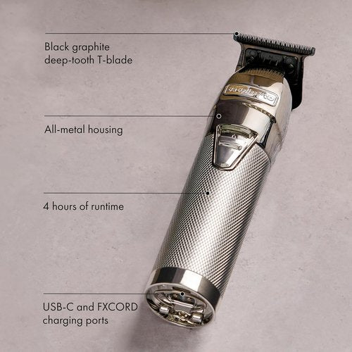 BaBylissPRO FX+ Professional Hair Trimmers - Cord/Cordless Beard Clippers for Men, USB-C Rechargeable
