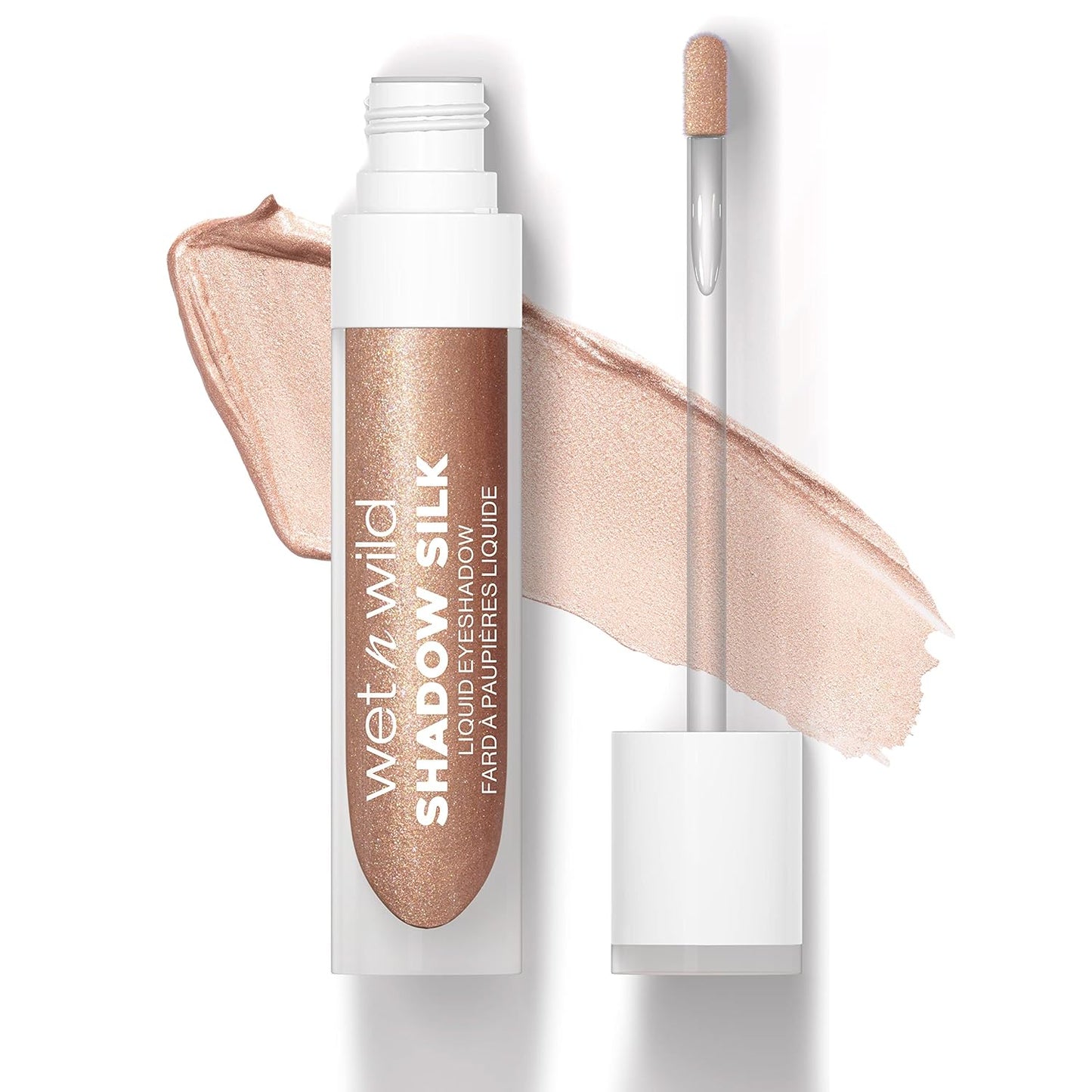 Wet n Wild Silk Liquid Eyeshadow - Lunar Beige Shade for Stunning, Long-Lasting Color