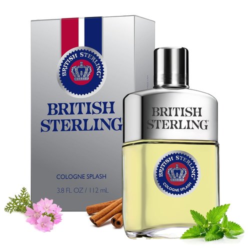 British Sterling By Dana Cologne Splash - Invigorating Fragrance for Men | 3.8 Ounces