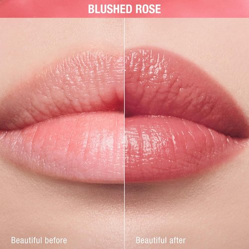Charlotte Tilbury Pillow Talk Blush Balm | Long-Lasting Sheer Lip Tint for Hydrated, Plumper Lips - Blushed Rose