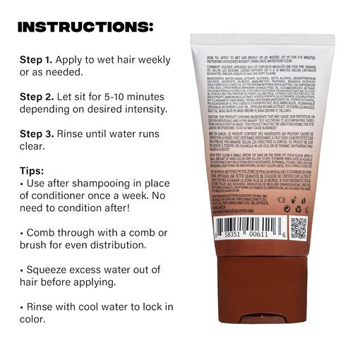 Good Dye Young Color Depositing Mask - Vegan Toning Treatment for Color-Treated Hair | Chocolate 4 fl oz