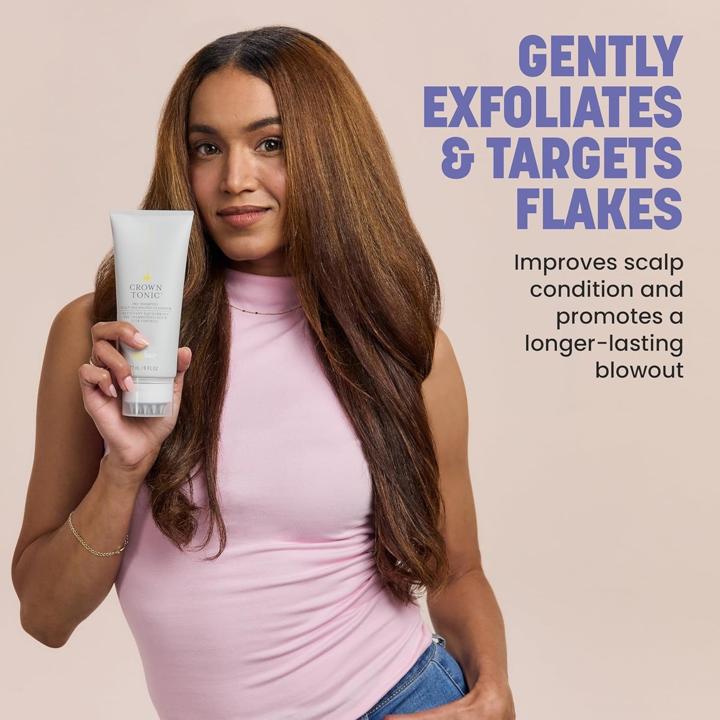 Crown Tonic Pre-Shampoo Cleanser - Scalp-Balancing Formula for Healthy Hair