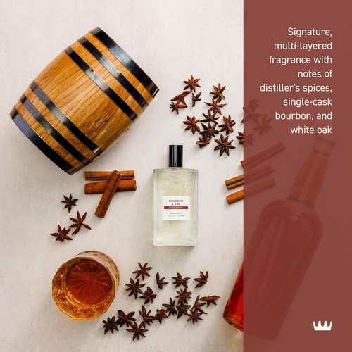 Cremo Cologne For Men - Bourbon & Oak Fragrance Spray, Sophisticated Distiller's Blend, 3.4 Fl Oz