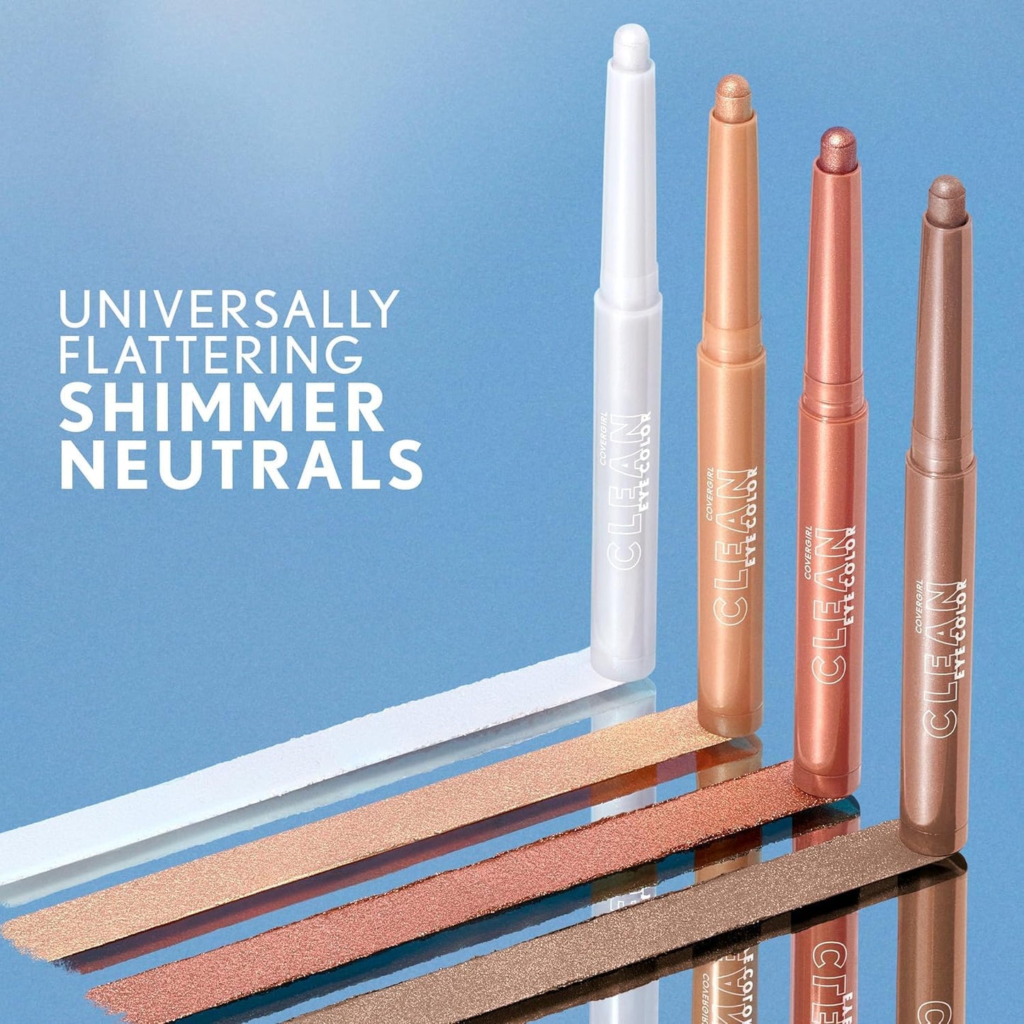 CoverGirl Clean Eye Color Eyeshadow Sticks - French Violet, Ultra Creamy & Long-Lasting, 0.05oz