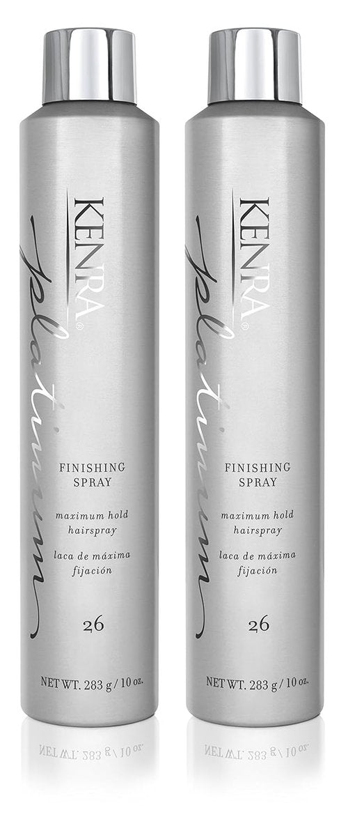 Kenra Professional Platinum Finishing Spray 26 - Maximum Hold Hairspray | Humidity-Resistant, Fast-Drying, Non-Flaking | All Hair Types