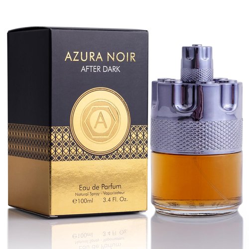 Azura Noir After Dark Eau De Parfum for Men - Long-Lasting Woody Spicy Fragrance - 100ml Elegant Bottle