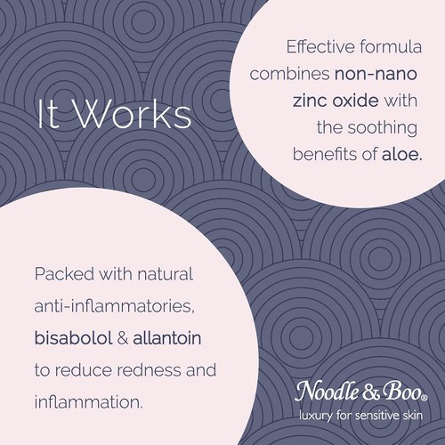 Noodle & Boo Diaper Rash Ointment - Multi-Purpose Zinc Oxide Cream for Prevention & Relief | Fragrance-Free