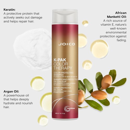 Joico K-PAK Color Therapy Shampoo - Color-Protecting Formula for Treated Hair | Boost Shine & Repair Damage
