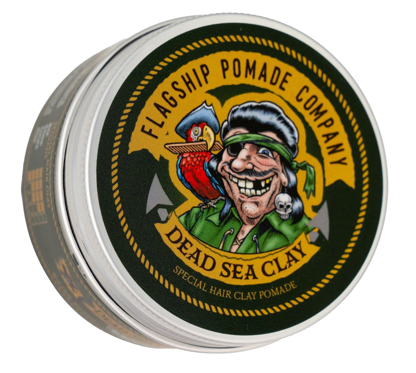 FLAGSHIP Handmade Hair Pomade for Men – Dead Sea Clay Formula with Strong Hold & Matte Finish – Low Shine, Barbary Incense Scent – 3.4 oz