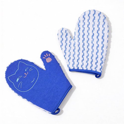 Hello Mitten Exfoliating Glove - Deep Body Scrub & Dead Skin Remover Mitt - 1 Pack for Shower & Bath
