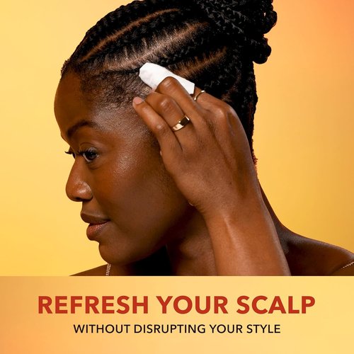 Creme of Nature Argan Oil Scalp Relief Wipes - Moisturizing Cleanser for Dry Scalp | 20 Count