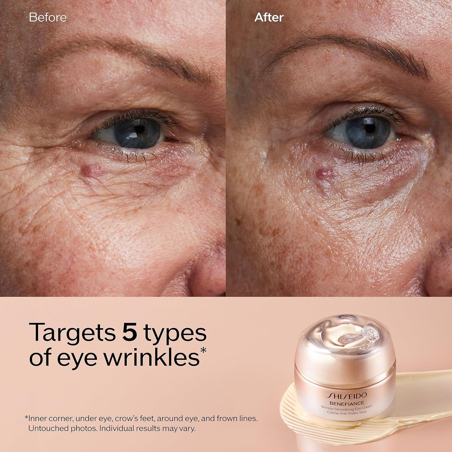 Shiseido Eye Care Set - Smooth & Hydrate with Cleansing Foam, Serum, Cream & Eye Cream - $145 Value