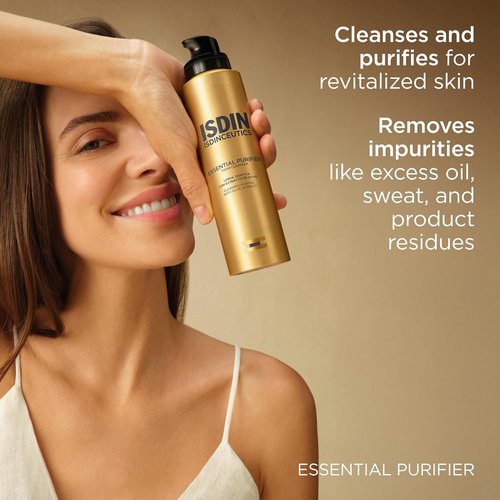 ISDIN Isdinceutics Essential Purifier - Water-Based Foaming Cleanser, Removes 91% of Impurities | 150ml