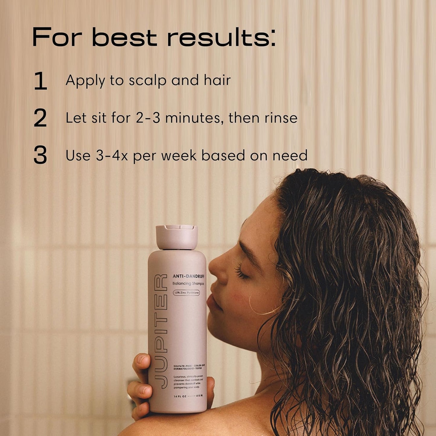 Jupiter Scalp Serum - Soothing Anti-Dandruff Treatment for Flaky, Oily & Dry Scalps - Color-Safe, Sulfate-Free, Paraben-Free