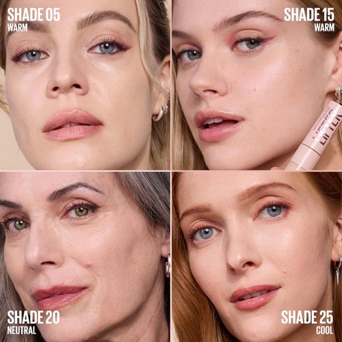 Maybelline Lifter Serum Concealer, Radiant Concealer with Full Coverage, Includes 2% Peptides + Caffeine to Hydrates & Brightens Under Eyes, 5, 1 Count