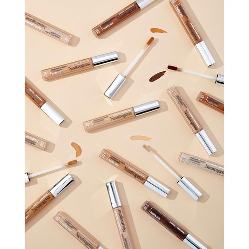 Neutrogena Healthy Skin Brightening Cream - Lightweight Peptide & Vitamin E Concealer, Almond Medium 02, 0.24 oz