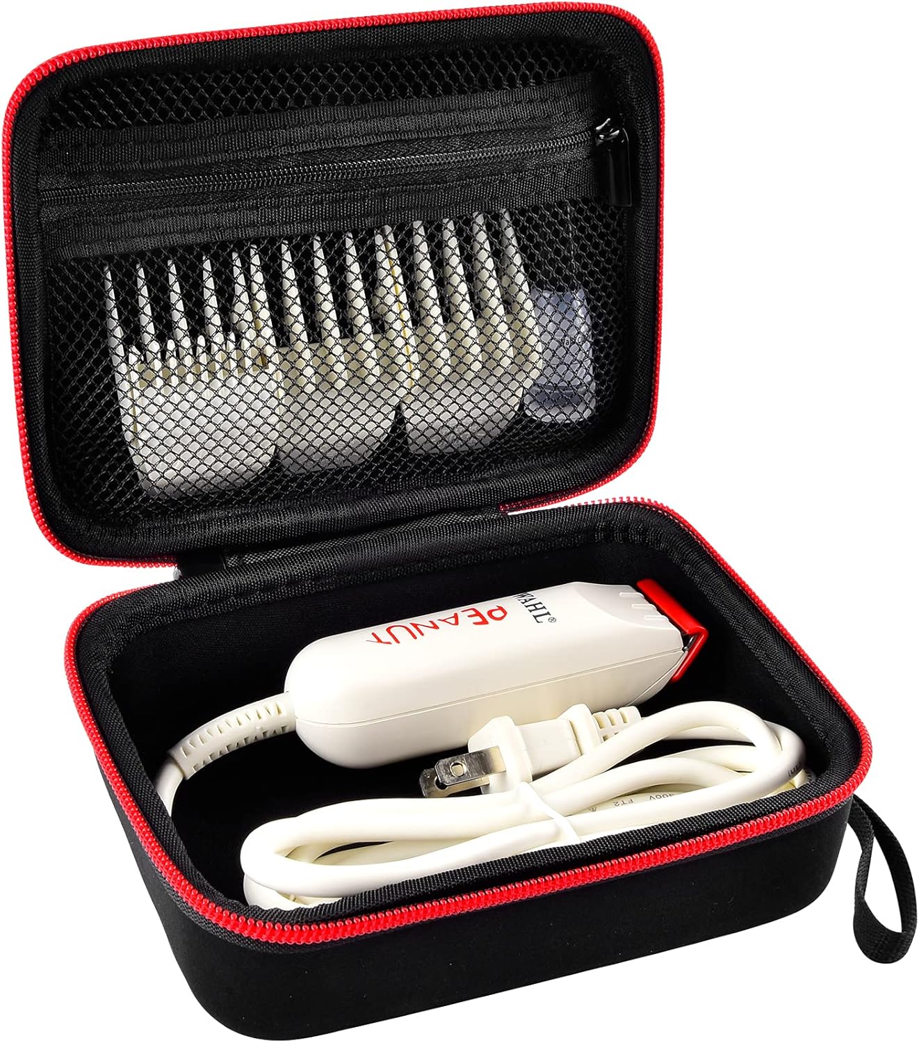 ALLPRIMO Hair Clipper Organizer Case - Compatible with Wahl Peanut Classic Trimmer #8685, Black