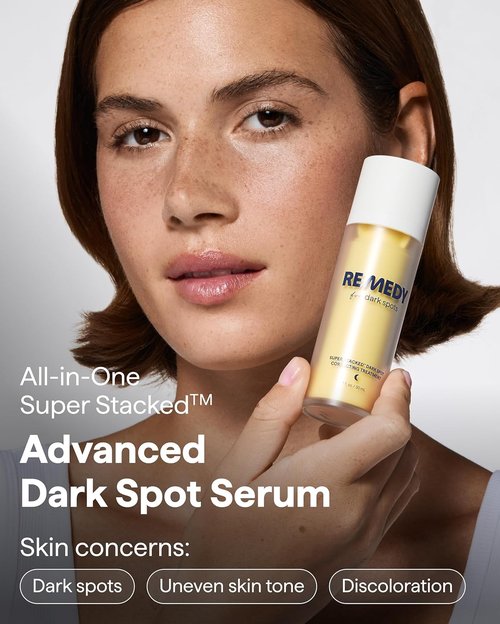 Dr. Shah Remedy for Dark Spots - Advanced Night Treatment with Retinol & Kojic Acid | 1 fl. oz for Discoloration & Uneven Tones