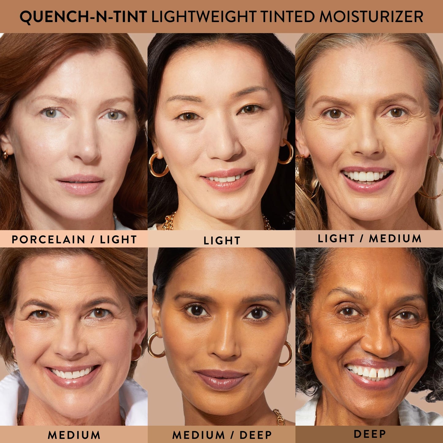 LAURA GELLER NEW YORK Quench-n-Tint Hydrating Foundation - Medium - Sheer to Light Buildable Coverage - Natural Glow Finish - Lightweight Formula with Hyaluronic Acid