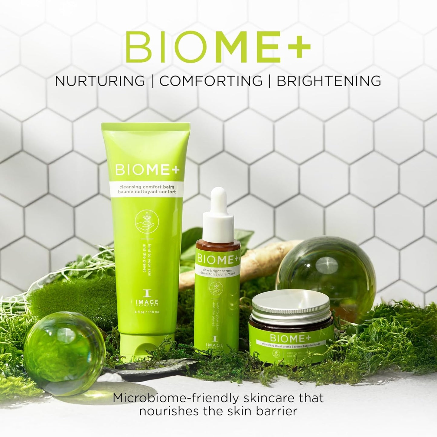IMAGE Skincare BIOME+ Smoothing Cloud Crème - Microbiome Friendly Night Cream for Enhanced Skin Hydration
