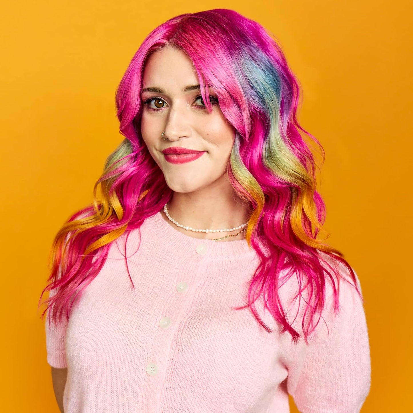ARCTIC FOX Vegan Semi-Permanent Hair Color Dye - Virgin Pink (8 Fl Oz) | Cruelty-Free Formula