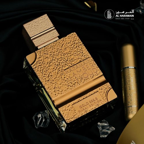 Amber Oud Gold 999.9 - Dubai Edition by Al Haramain for Women - 3.33 oz Extrait De Parfum Spray