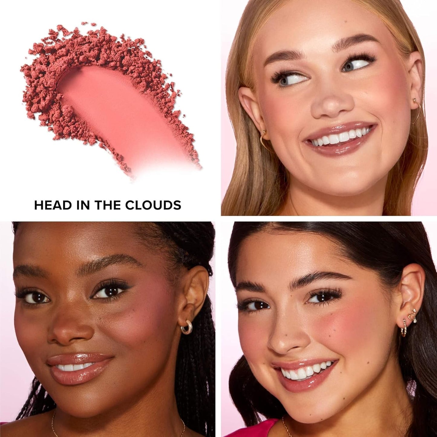 Too Faced Cloud Crush Blurring Blush - Velvety, Blendable High Pigment Powder for Cheeks, 0.17 Ounce