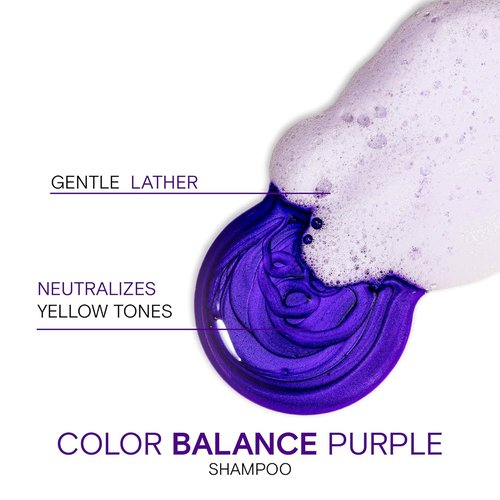 Joico Color Balance Purple Shampoo - Eliminate Brassy Tones & Boost Shine | For Cool Blonde & Gray Hair