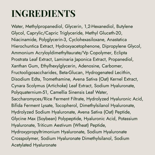 EFILOW Jericho Rose Biome Hydrating Ampoule (1.69 fl.oz) – Resurrection Plant & Hyaluronic Peptides Serum for Dry & Sensitive Skin, Deep Hydration & Dewy Glow