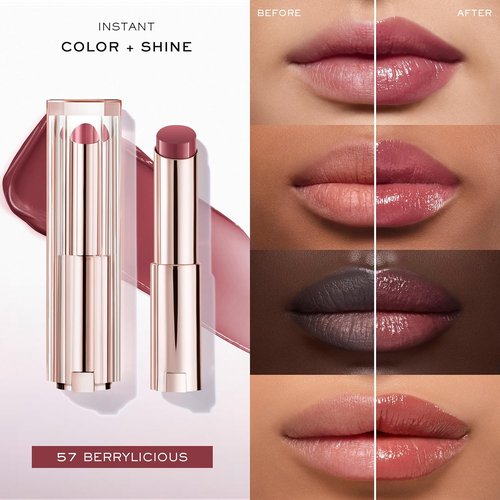 Lancôme Lip Idôle Squalane-12 Hydrating Lip Balm - 24H Moisture, Buildable Color & Instant Shine