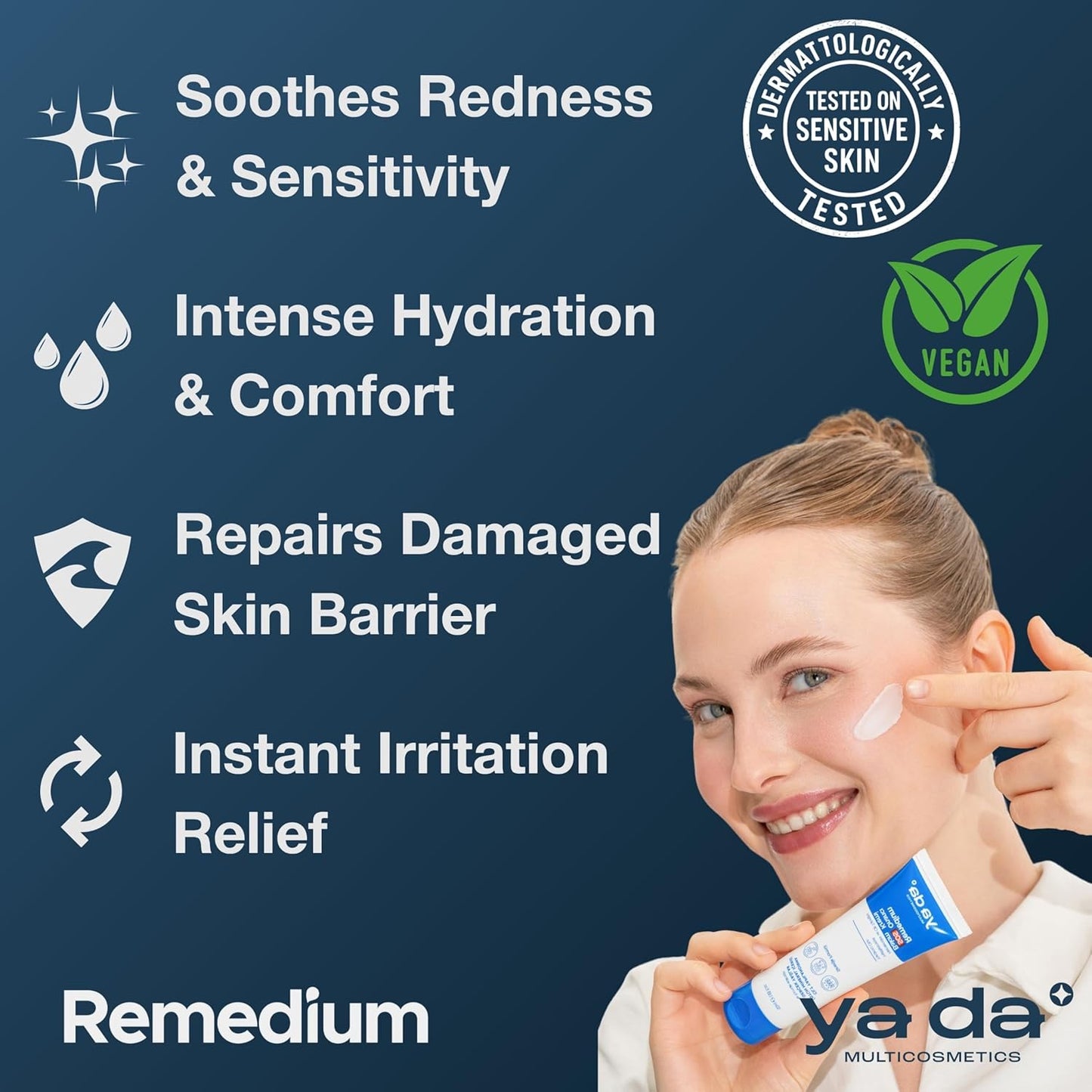 Skiennix Skin Barrier Repair Cream - Soothing Face Moisturizer with Olive Oil & Calendula | 1.7 Fl Oz