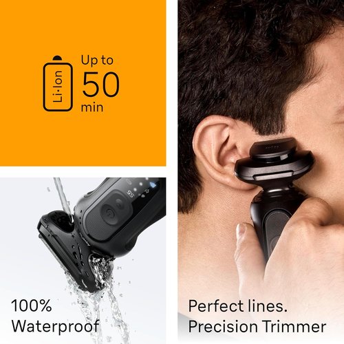 Braun Electric Razor for Men Series 5 - 4-in-1 Shaver with Precision Trimmer & Extra Head | Model S5 5165ps