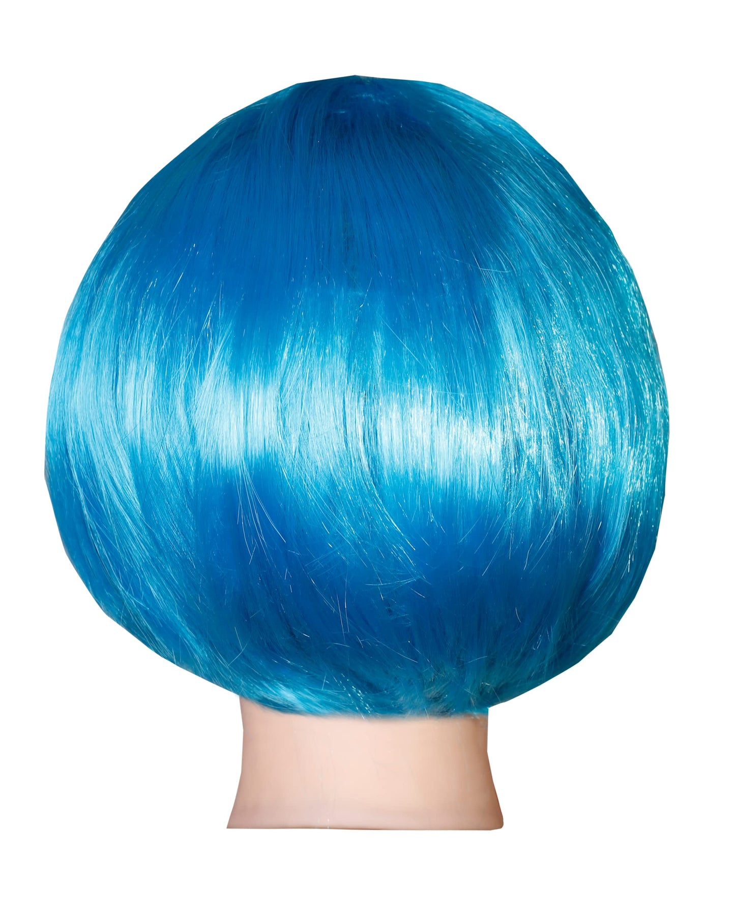 Matissa Short Straight 10" Bob Wig with Bangs Synthetic Fancy Dress Costume Halloween Party (Sky Blue)