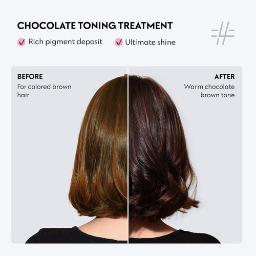 FOUR REASONS Color Mask - Chocolate Hair Gloss & Color Depositing Conditioner | Vegan, 6.76 fl oz