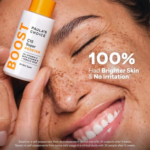 Paula's Choice BOOST C15 Super Booster - 15% Vitamin C Serum for Radiant Skin | Fragrance-Free