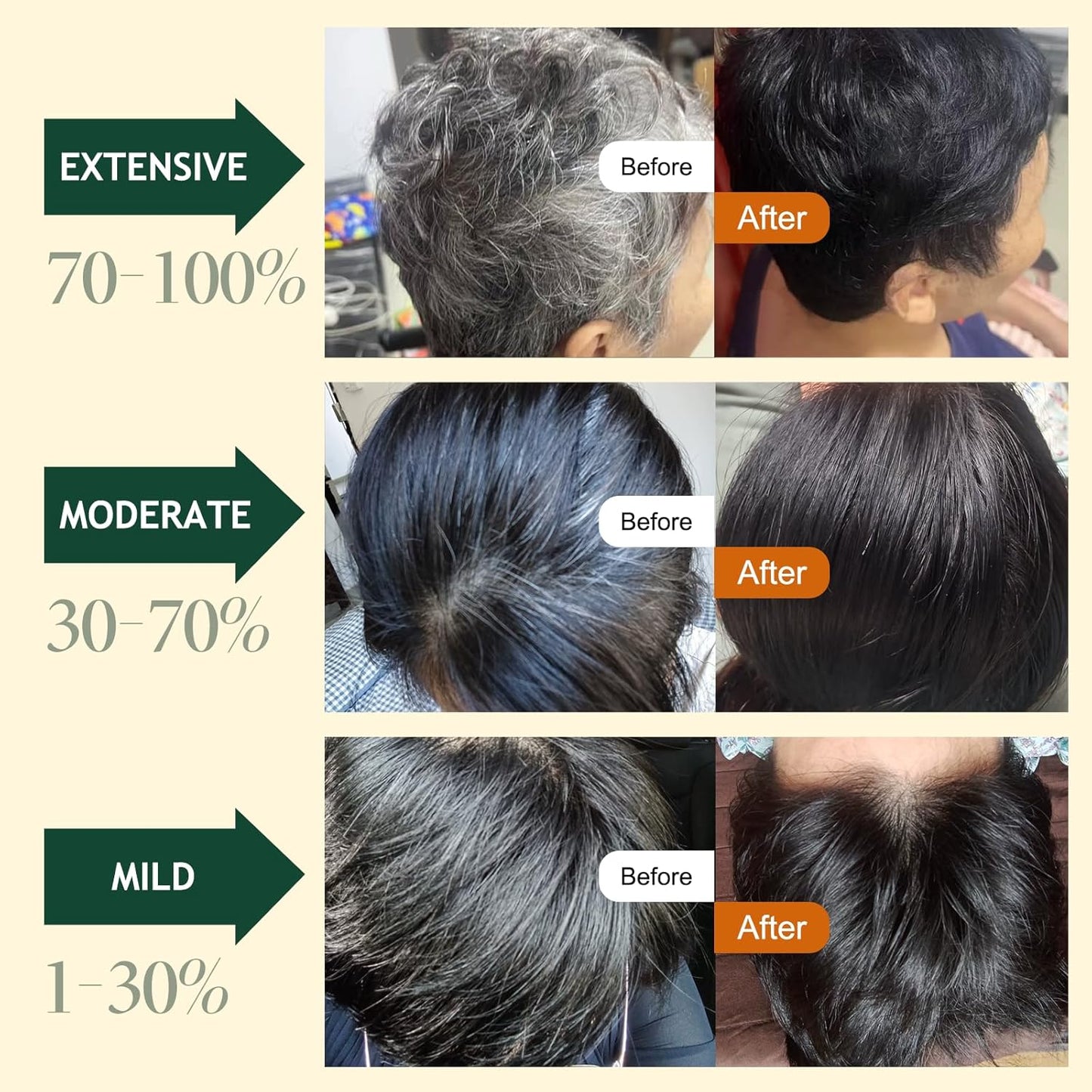 Skiennix Permanent Hair Dye - PPD-Free Gray Coverage for Women | 1B Obsidian Noir Black