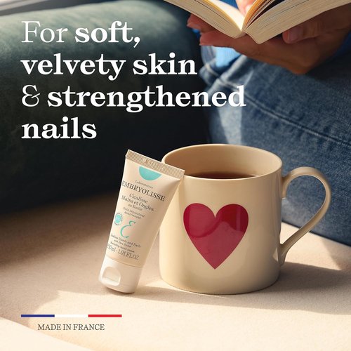 Embryolisse Cicalisse Hand and Nail Cream - Soothes & Restores Dry Skin with Shea Butter, 1.01 Fl Oz