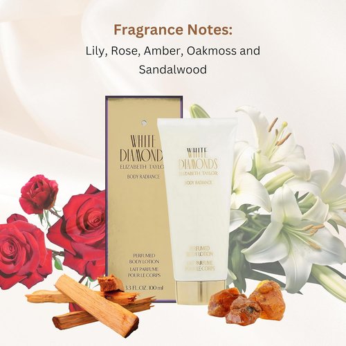 Elizabeth Taylor White Diamonds Body Lotion - Luxurious Hydration | 3.3 Oz Size
