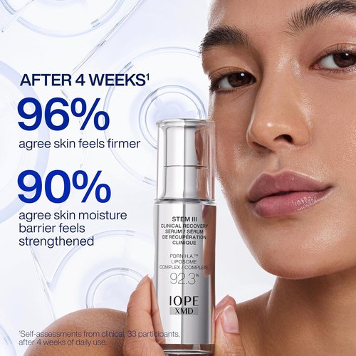 IOPE XMD Stem III Clinical Recovery Serum - Professional PDRN Treatment for Firmness & Volume - 1.69 fl. oz.