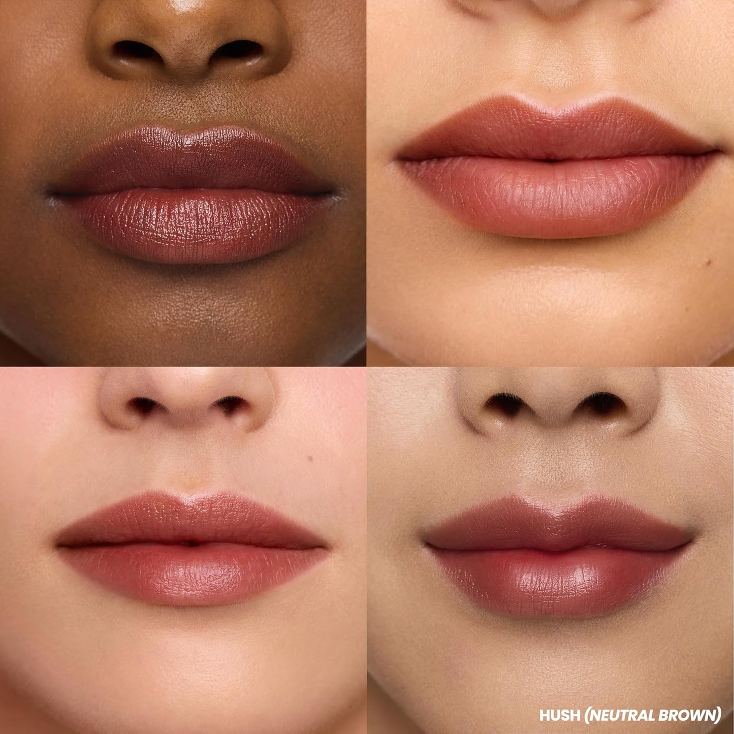 Wonderskin Wonder Blading Lip Stain Kit - Long-Lasting, Waterproof Brown Tint | Transfer-Proof Natural Makeup (Hush)