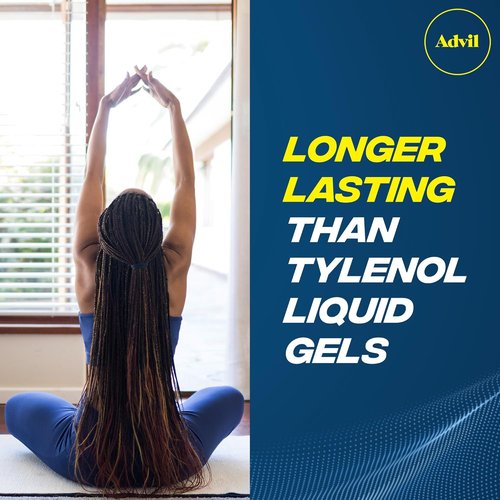 Advil Liqui-Gels Minis Pain Reliever | Fast-Acting Ibuprofen 200mg | 200 Liquid Capsules