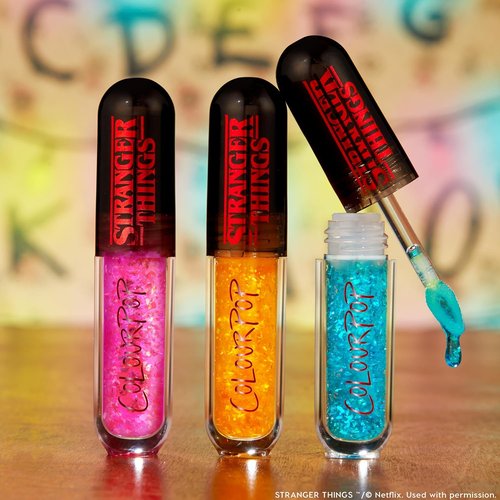 ColourPop | Stranger Things Talk to Me Ultra Glossy Lip Trio - Vibrant Shades for All-Day Shine