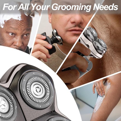 Gold PRO | 12 Pack Precision Replacement Blades for Head, Face & Body Grooming