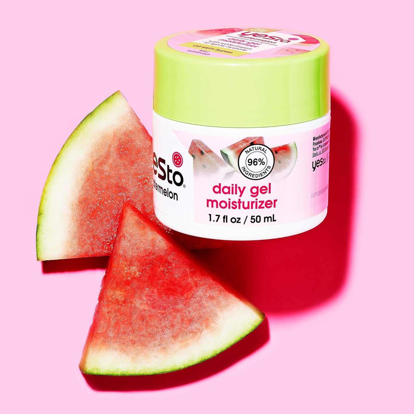 Yes To Watermelon Daily Gel Moisturizer - Plumping & Refreshing Formula with Antioxidants | 1.7 Fl Oz
