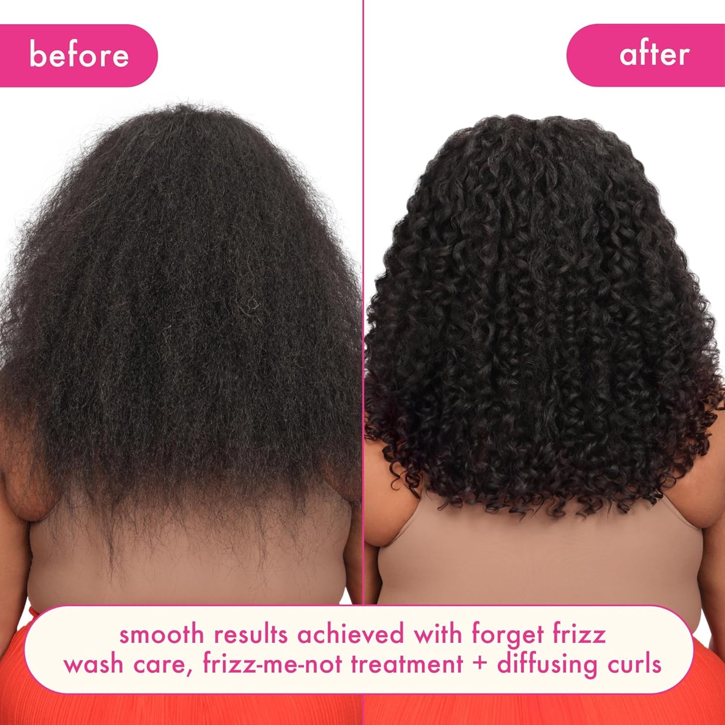 Amika Forget Frizz Anti-Frizz Shampoo - Smoothing Formula for Humidity Protection | 72-Hour Frizz Control