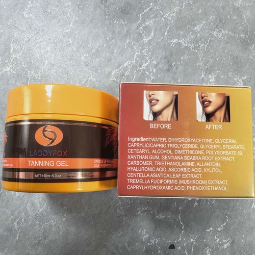 Intensive Tanning Gel,Natural Tanning Accelerator Cream, Luxury Tan Enhancer for Sunbeds and Outdoor Sun,Brown Tanning Gel,Moisture and Hydration -5.3 oz