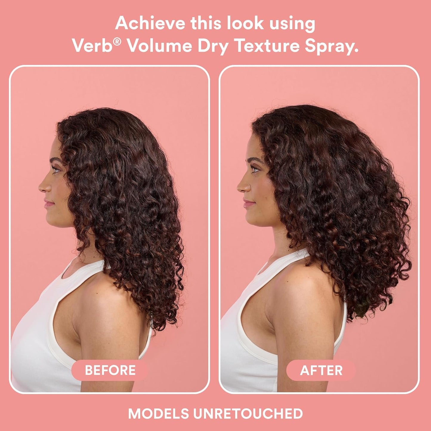 VERB Dry Shampoo Dark - Refreshing Spray for Dark Tones | Absorbs Oils & Extends Styles - Vegan Formula