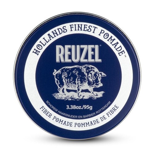Reuzel Fiber Pomade - Firm & Pliable All-Day Hold | Water-Soluble, Low Shine, Flake-Free, Easy Wash Out